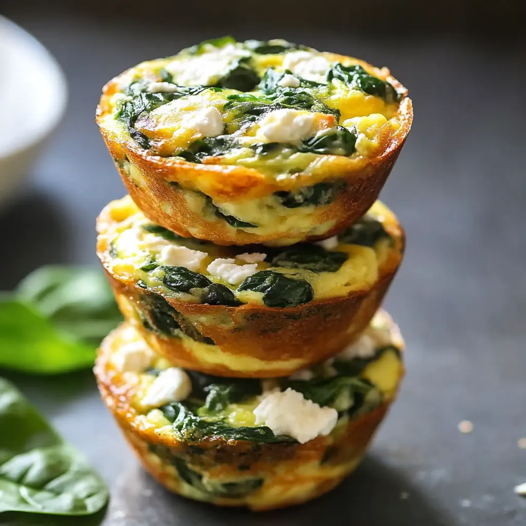 10 Quick & Healthy Egg Muffins with Spinach and Feta | Better Homebase