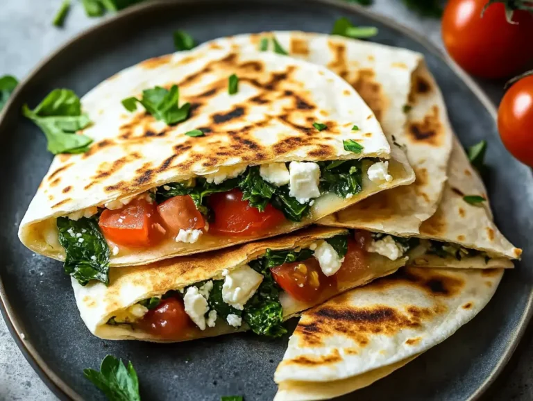 15 Best Spinach and Feta Quesadillas - Quick & Healthy