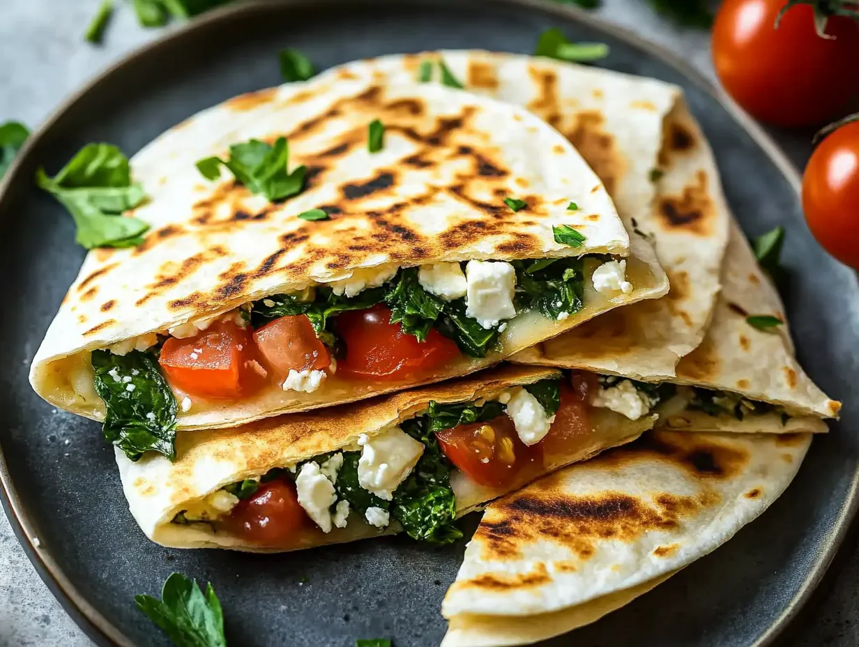 15 Best Spinach and Feta Quesadillas - Quick & Healthy