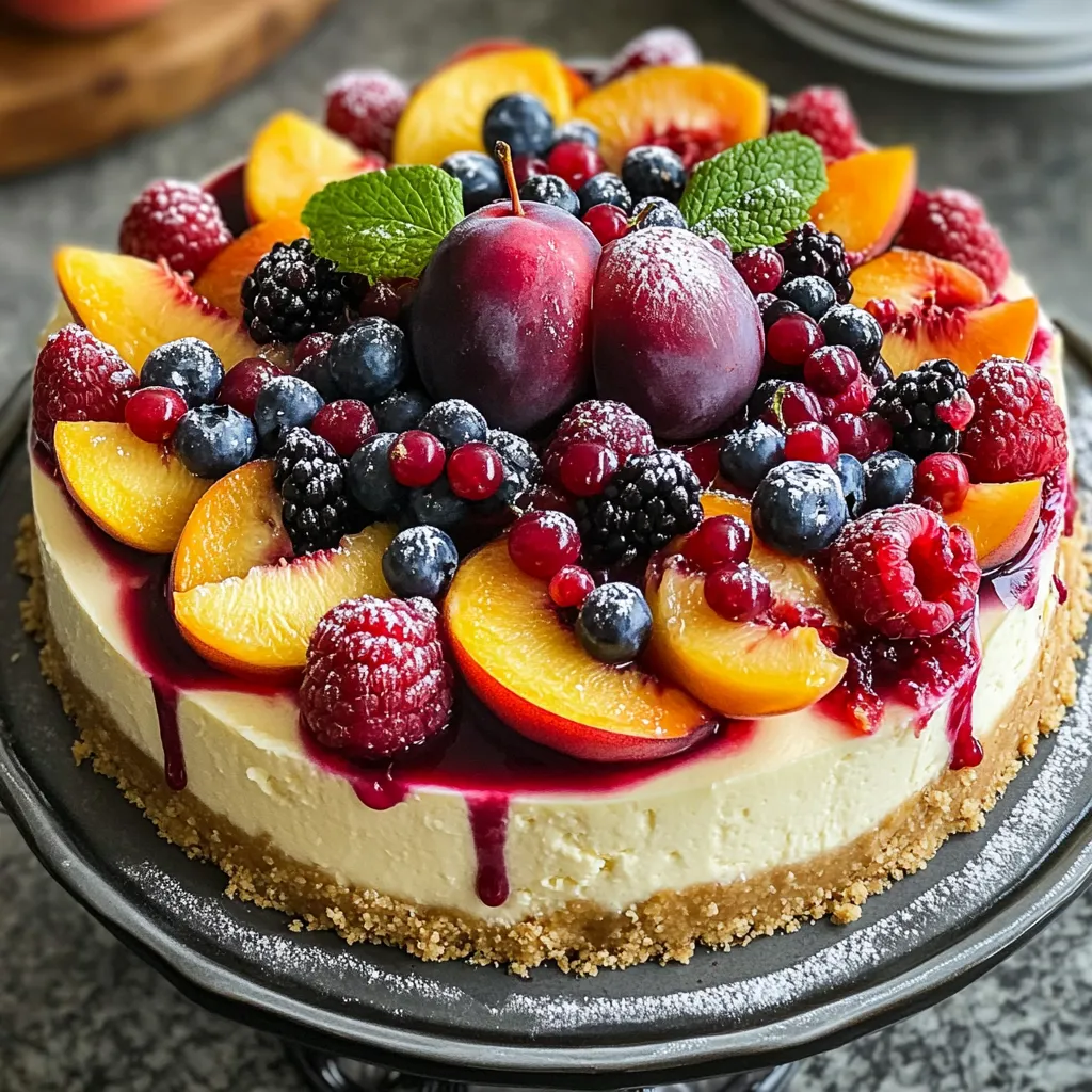 15 Best Summer Berry and Peach Cheesecake Recipe Tips - Easy & Delicious