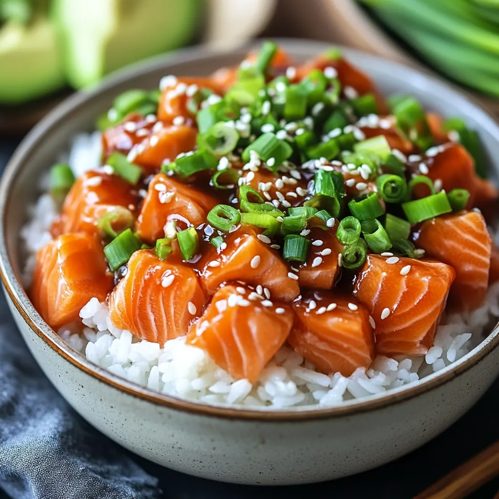 15-Minute Crispy Salmon and Rice Bowl Recipe - Easy and Delicious