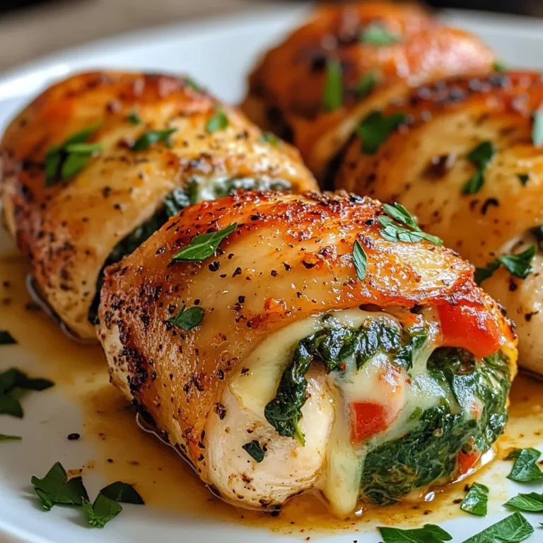 15-Minute Roasted Red Pepper Stuffed Chicken Recipe – Easy and Flavorful