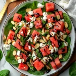 15-Minute Watermelon Spinach Salad Recipe - Easy Summer Refreshment 6 15-Minute Watermelon Spinach Salad Recipe - Easy Summer Refreshment