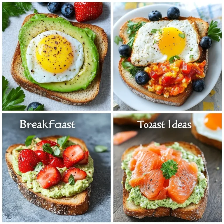 21 Delicious Breakfast Toast Ideas That Will Make Your Mouth Water!