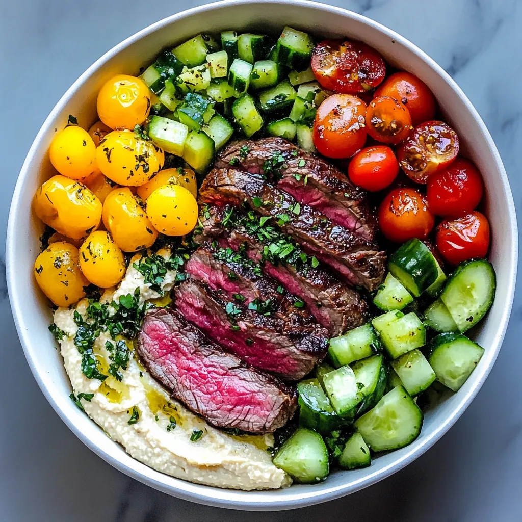 30-Minute Mediterranean Steak Bowls Recipe – Easy and Flavorful