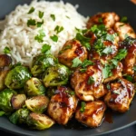 15-Minute Irresistible Air Fryer Sweet Chili Chicken and Brussels Sprouts 6 Air Fryer Sweet Chili Chicken and Brussels Sprouts