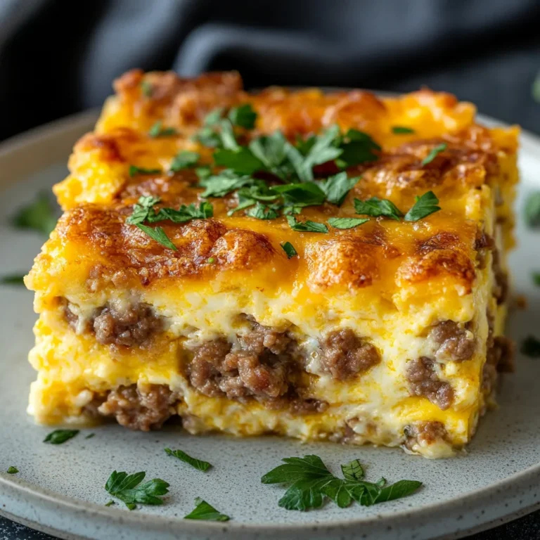 Best Easy Sausage and Egg Casserole - Simple Breakfast Recipe