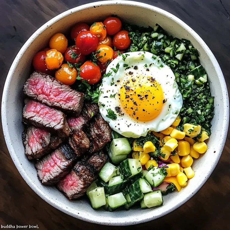 Best Homemade Mediterranean Steak Bowls – Easy & Delicious