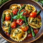 Ultimate 30-Minute Ravioli with Tomatoes and Asparagus Recipe – Amazing 6 Ultimate 30-Minute Ravioli with Tomatoes and Asparagus Recipe – Amazing