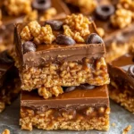 AMAZING 15-Minute Caramel Chocolate Crunch Bars Recipe! 10 AMAZING 15-Minute Caramel Chocolate Crunch Bars Recipe!