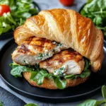 Best Chicken Caesar Croissant Sandwich Recipe - Easy & Quick