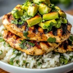 Best Honey Lime Chicken Avocado Rice Stack Recipe – Easy and Flavorful