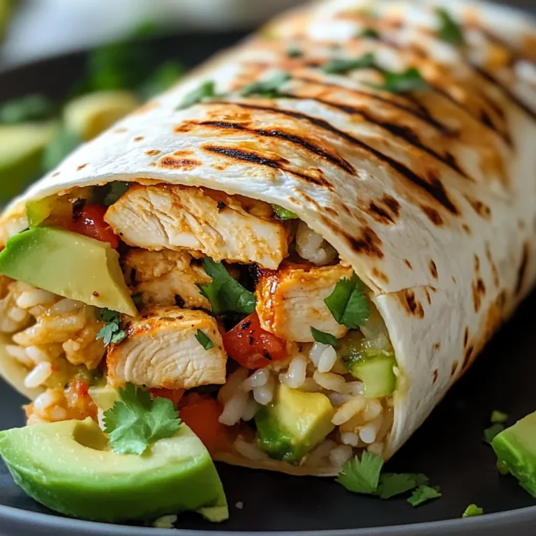 Best Quick & Easy Chicken Avocado Wrap – Ready in 15 Minutes!