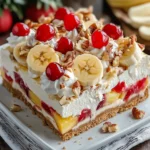 No-Bake Banana Split Cake Recipe - Easy 30-Min Dessert 8 No-Bake Banana Split Cake Recipe - Easy 30-Min Dessert