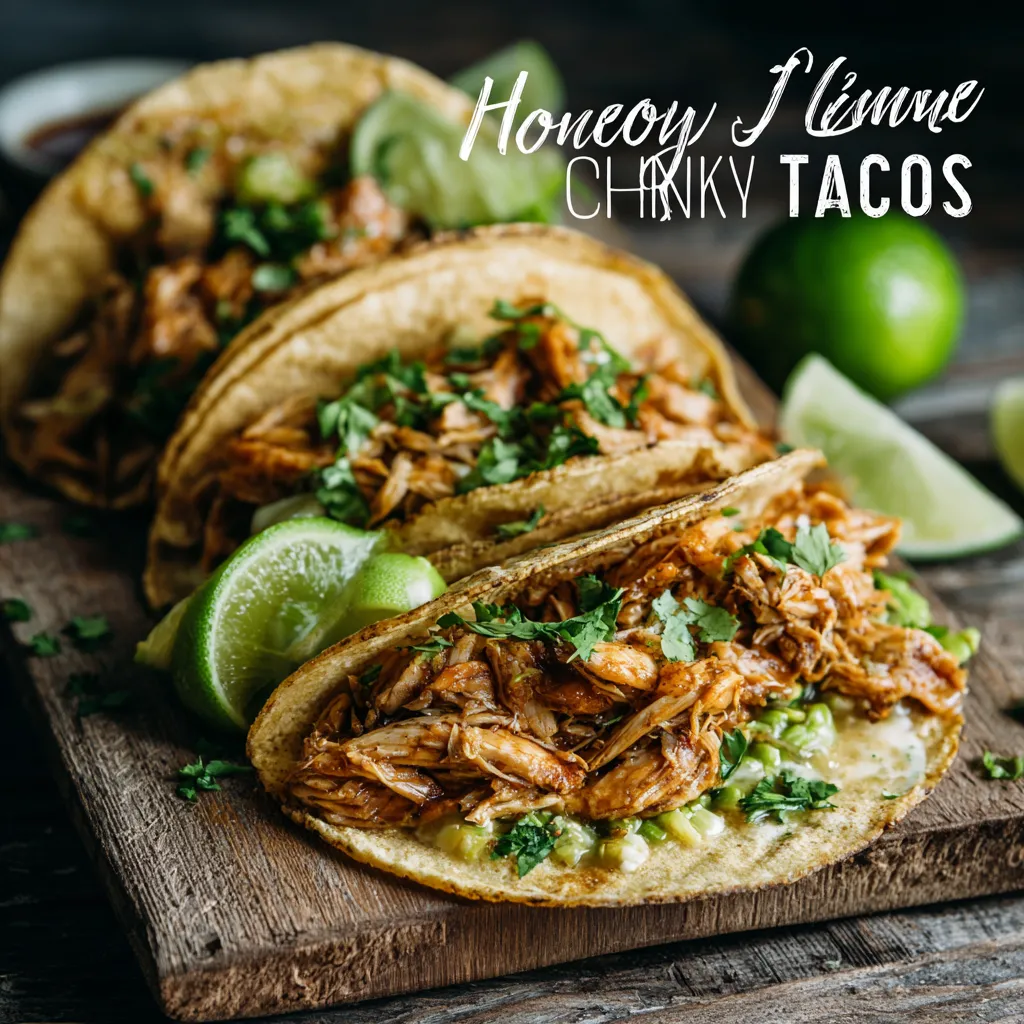 Easy Honey Lime Chicken Tacos (Ready in 25 Minutes!)