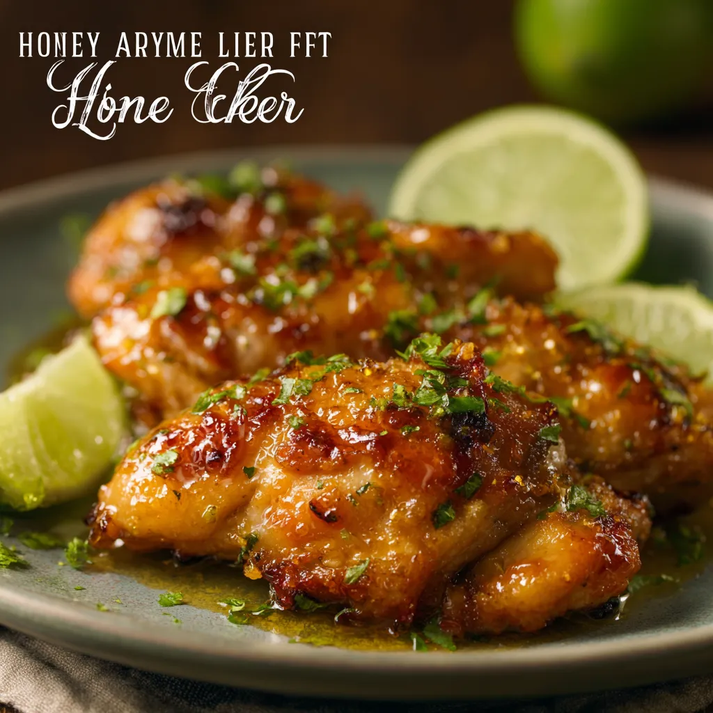 The Ultimate Honey Lime Chicken Air Fryer Recipe Crispy, Sweet & Tangy Perfection in 25 Minutes3