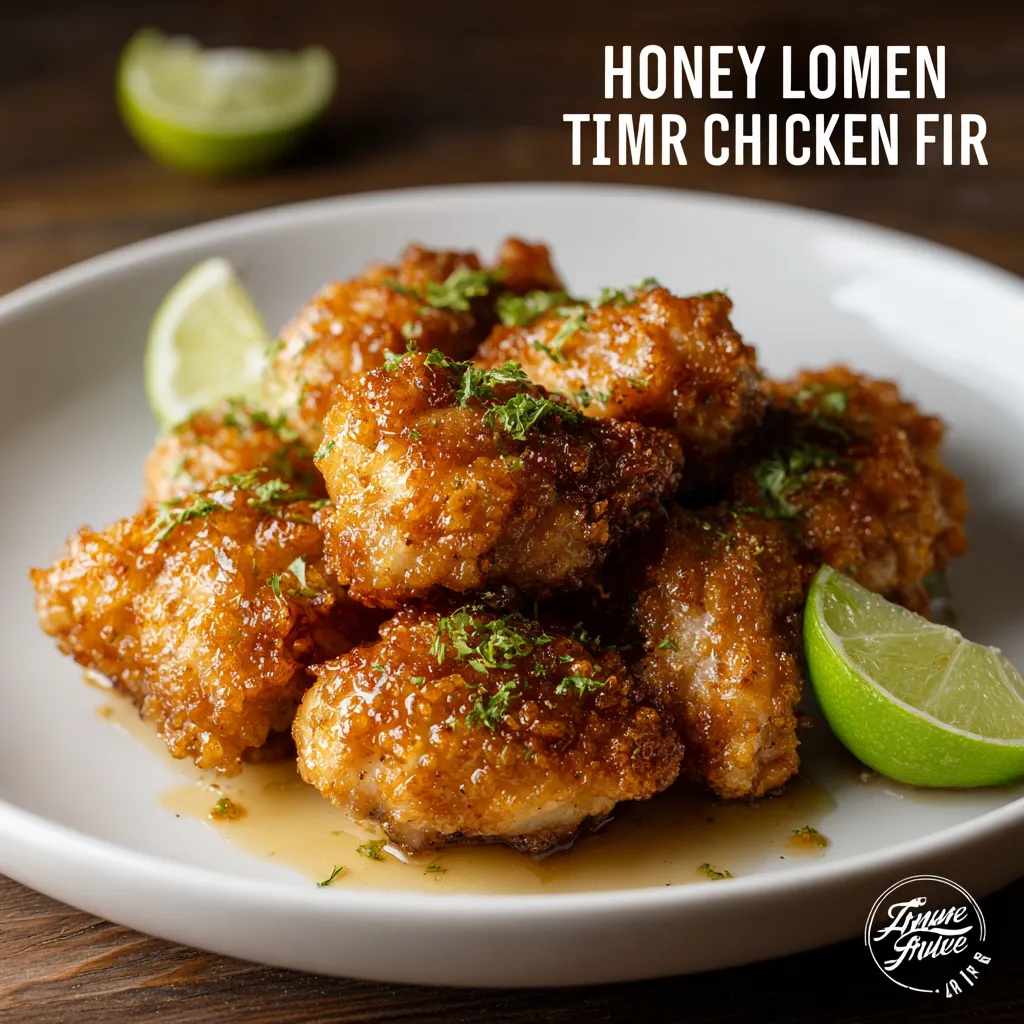 The Ultimate Honey Lime Chicken Air Fryer Recipe Crispy, Sweet & Tangy Perfection in 25 Minutes3