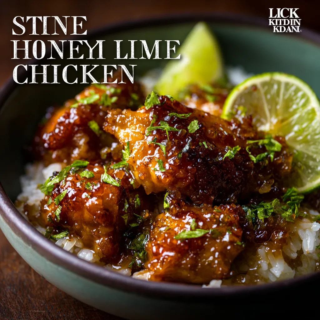 The Ultimate Sticky Honey Lime Chicken Recipe (Ready in 25 Minutes!)