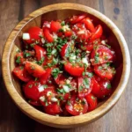 15-Minute Tomato Garlic Salad Recipe - Easy & Delicious 13 tomato garlic salad