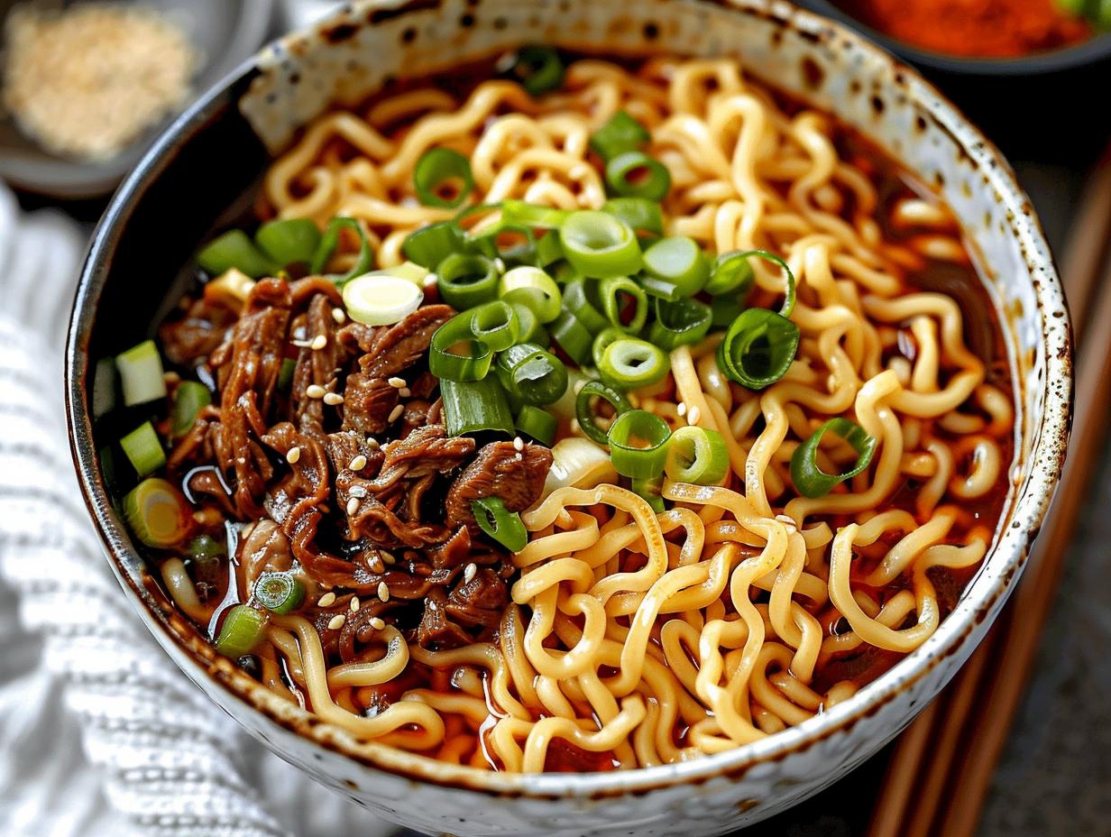 Amazing Beef Ramen Noodles in 30 Mins - Beef Ramen Noodle - additional detail