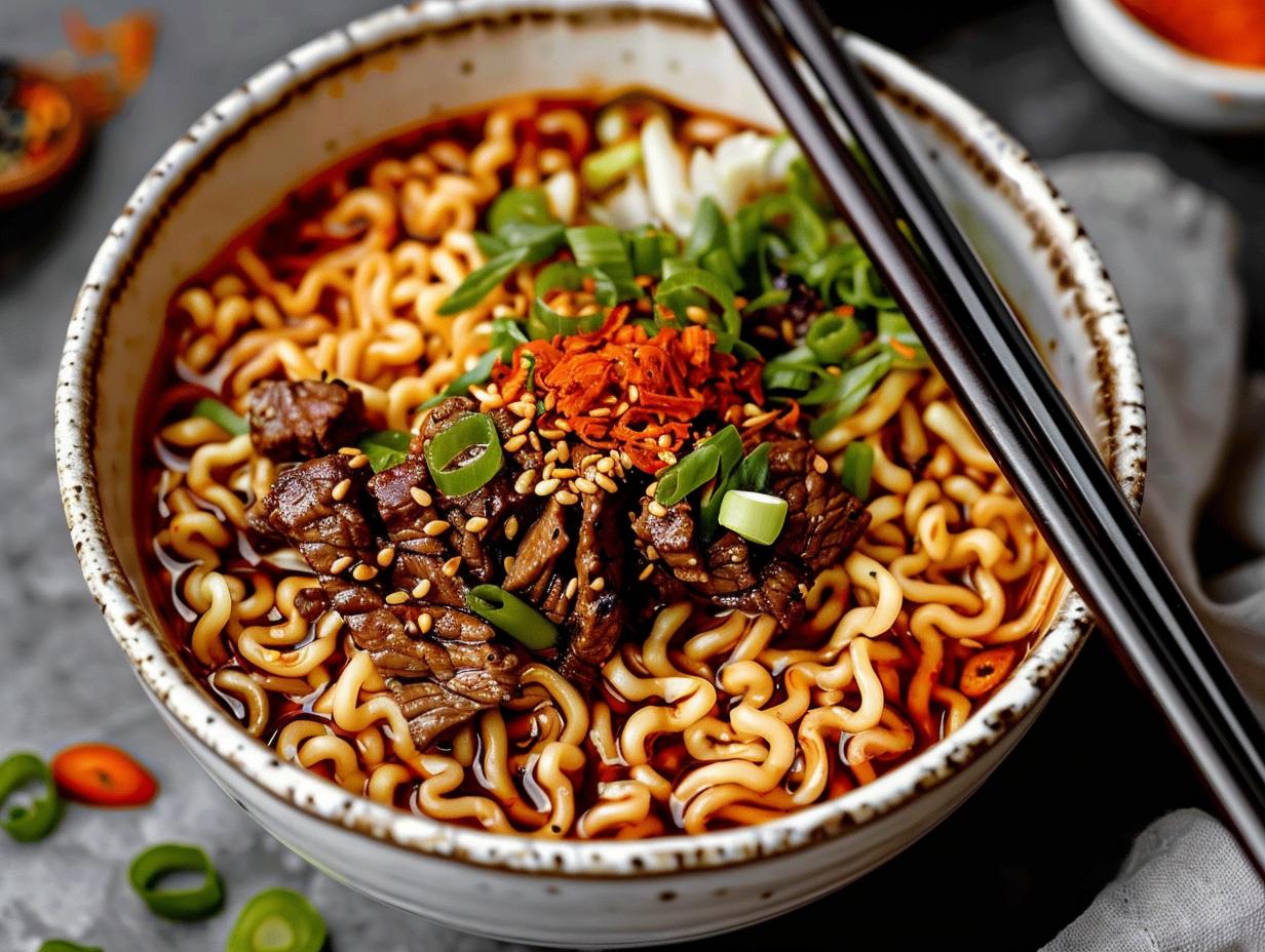 Beef Ramen Noodle