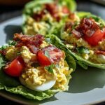 Amazing BLT Egg Salad Lettuce Wraps 8 Blt Egg Salad Lettuce