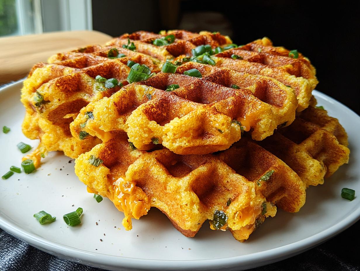 Cornbread Waffle: Amazing 1-Dish Meal - Cornbread Waffle - main visual representation