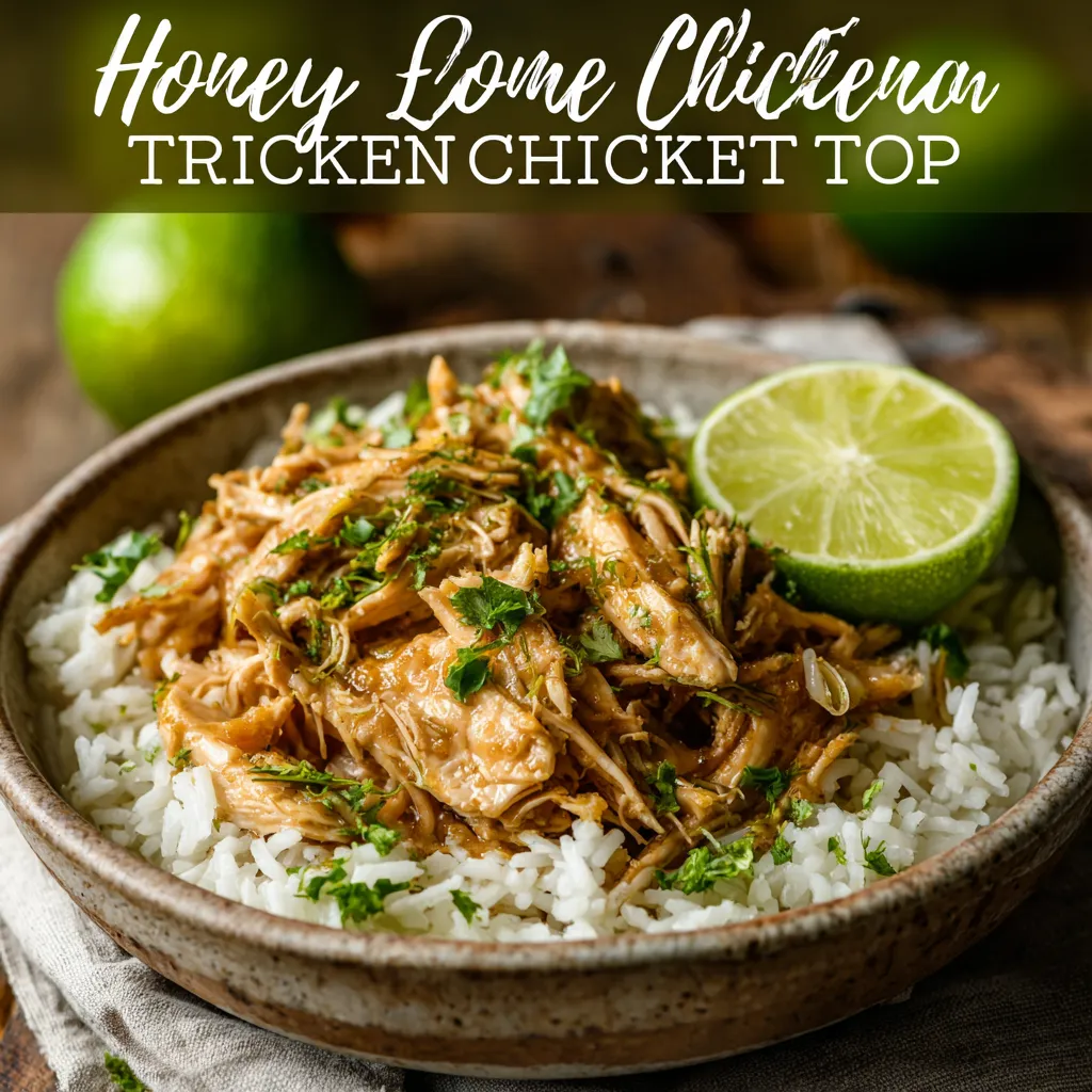 Easy Honey Lime Chicken Crockpot Recipe (Ready in 4 Hours!)