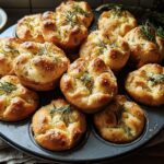 Amazing Garlic Rosemary Focaccia Muffins 6 Garlic Rosemary Focaccia Muffins