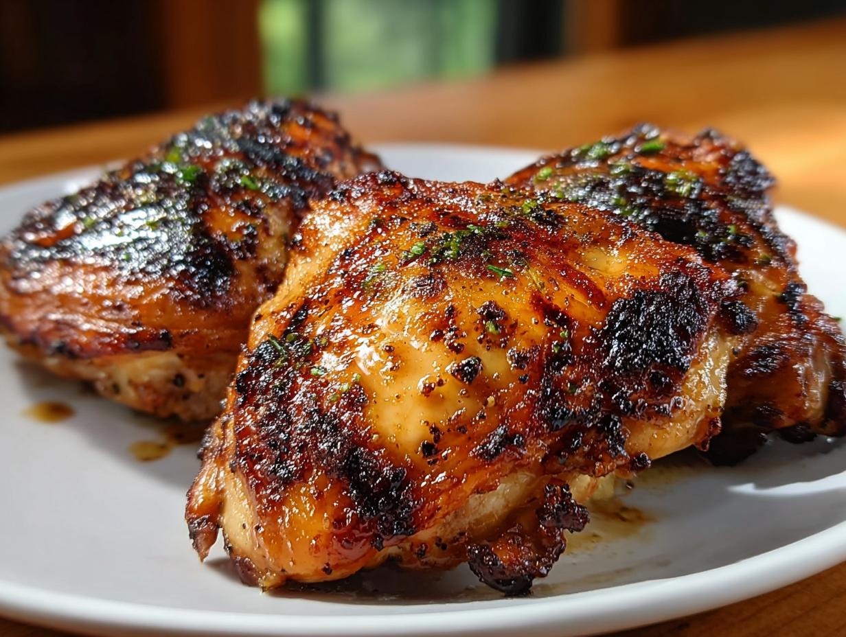 Juicy Grilled Chicken Thighs: 10 Minutes - Grilled Chicken Thigh - additional detail