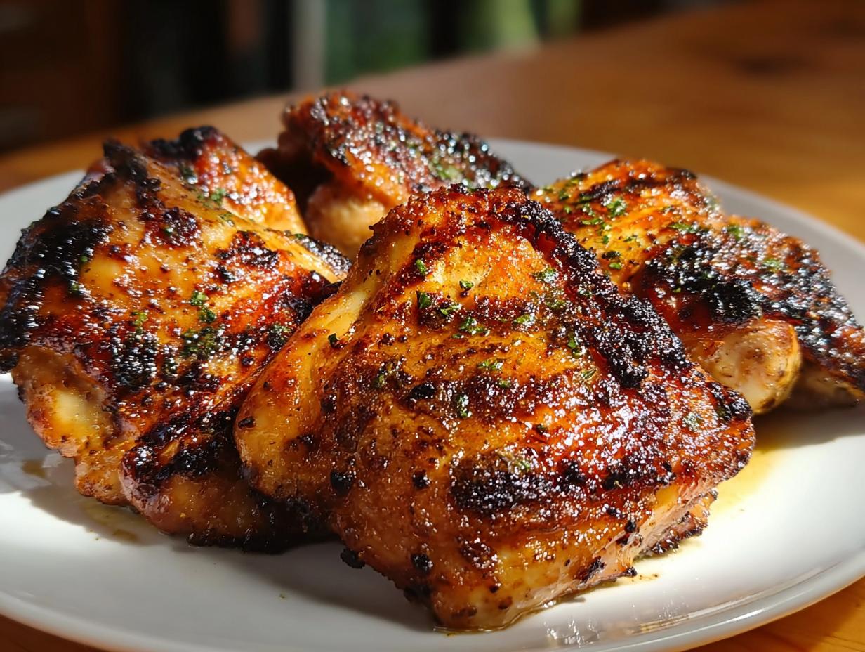Juicy Grilled Chicken Thighs: 10 Minutes - Grilled Chicken Thigh - additional detail