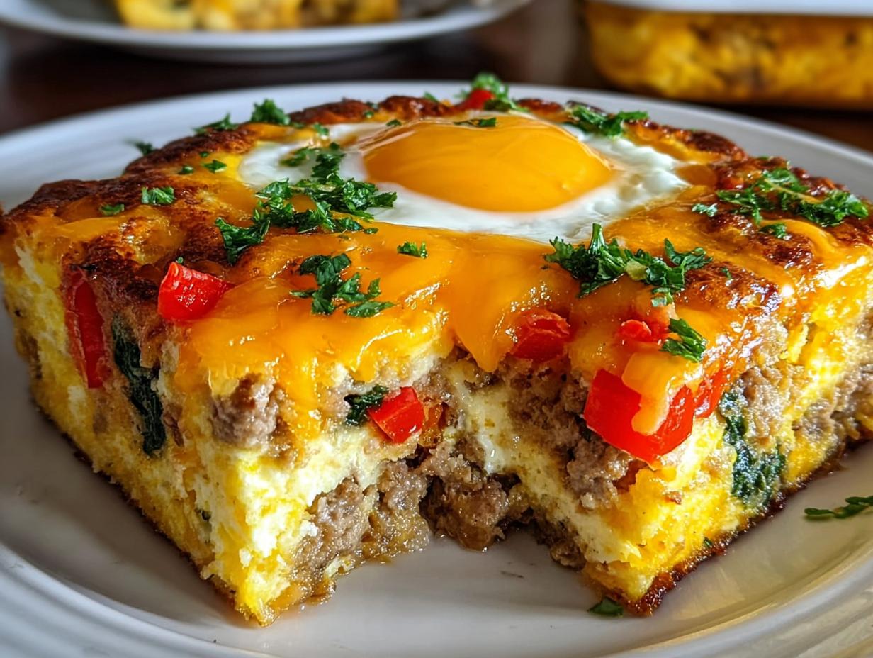 High Protein Breakfast Casserole