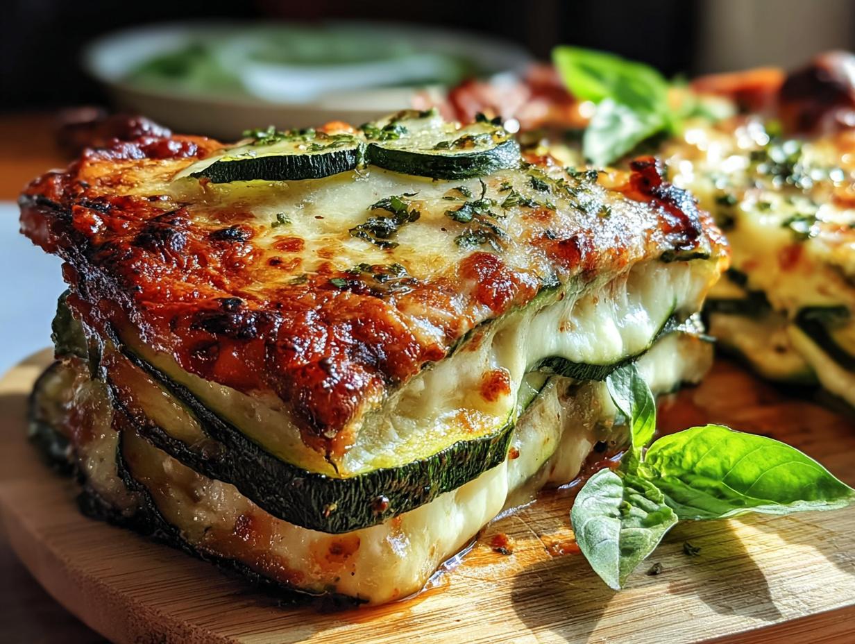 Irresistible Layered Zucchini Ricotta
