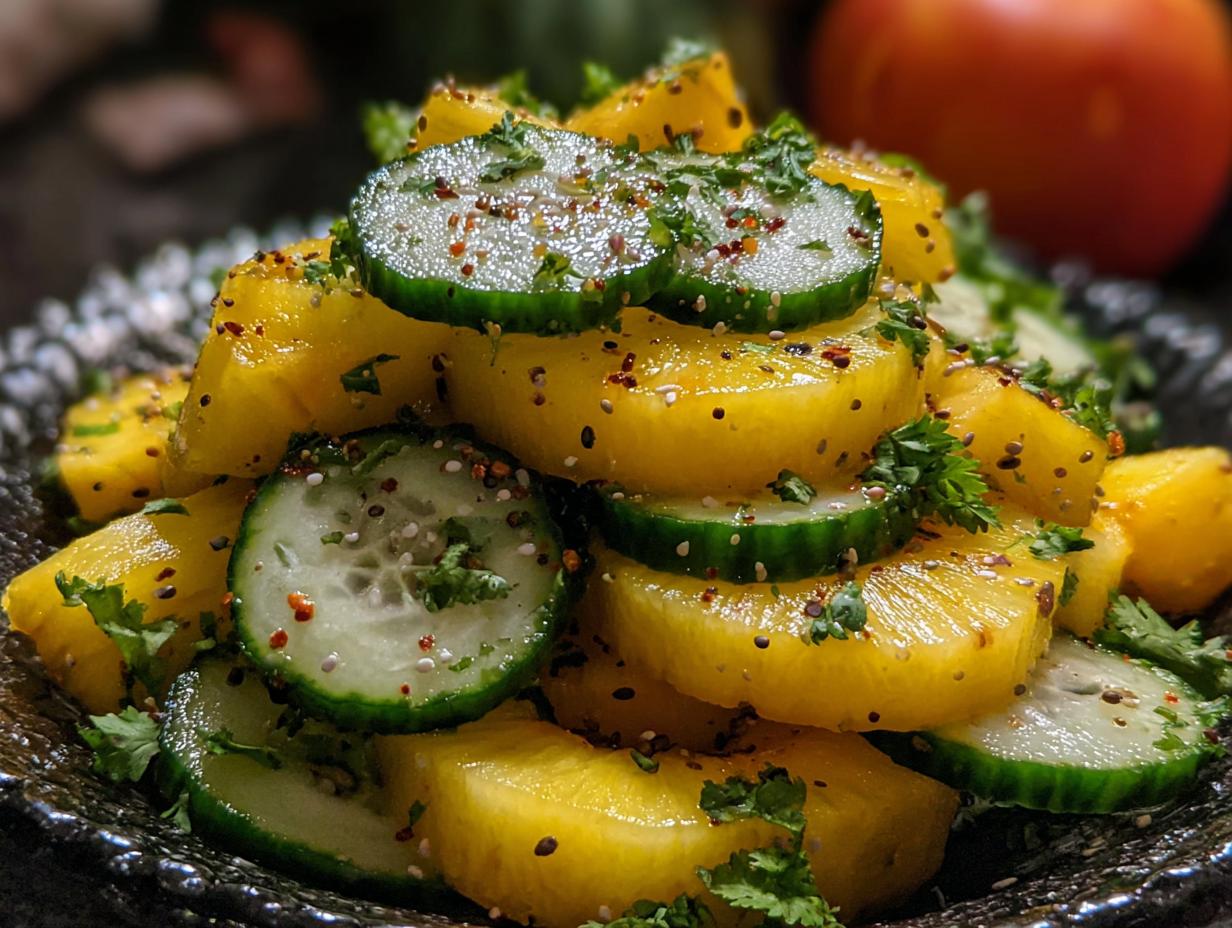 Pineapple Cucumber Salad
