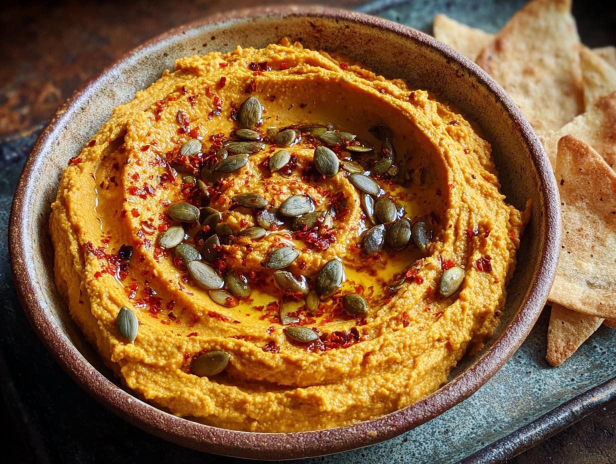 Pumpkin Hummus Dip