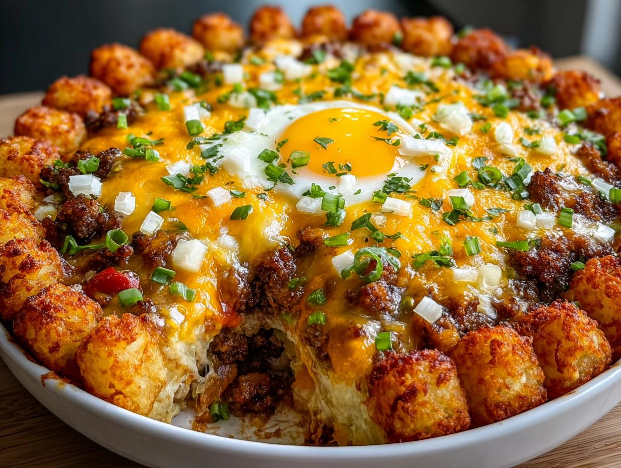 Amazing Tater Tot Egg Casserole, 8 Servings - Tator Tot Egg Casserole - additional detail