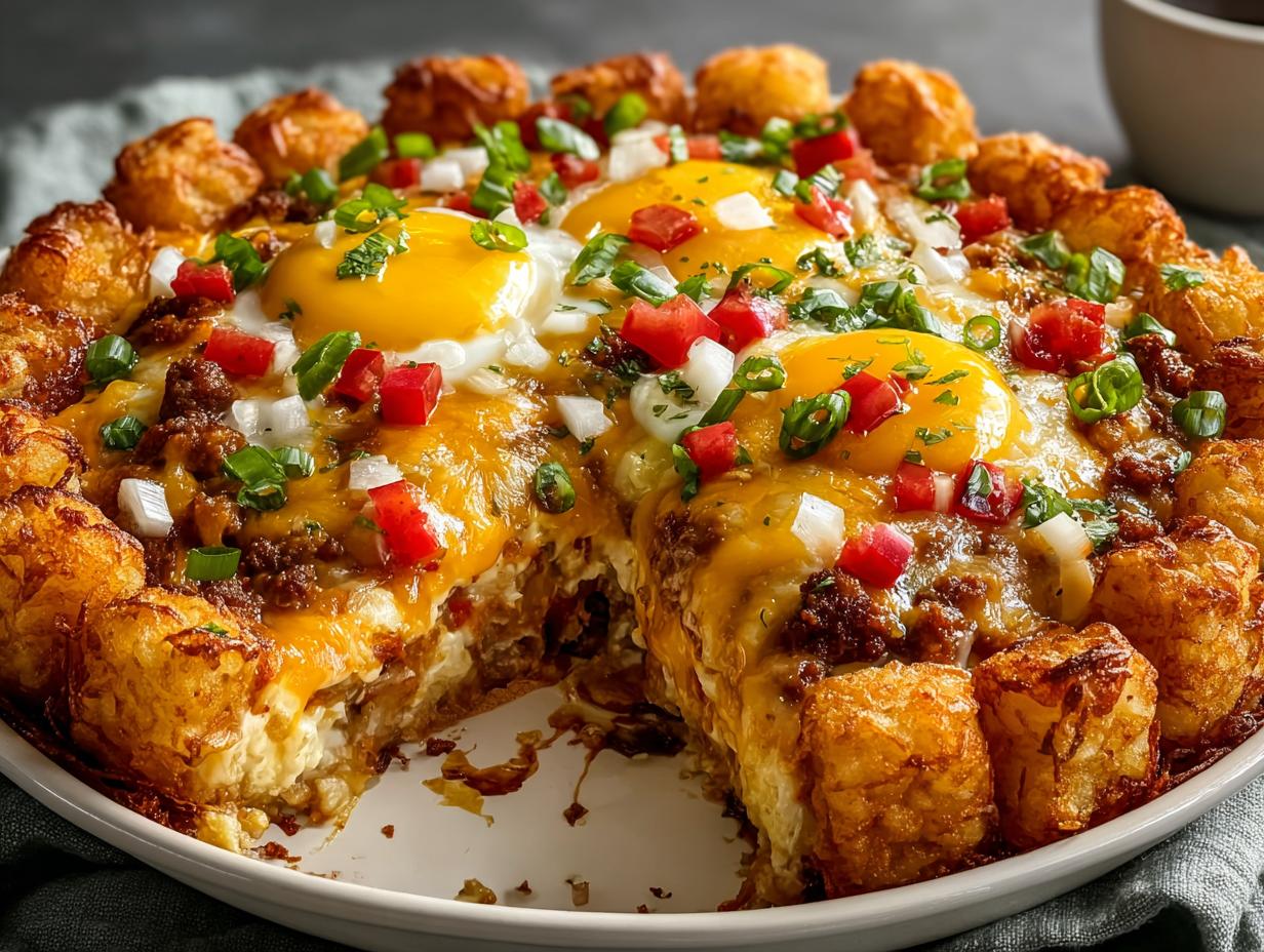 Tator Tot Egg Casserole