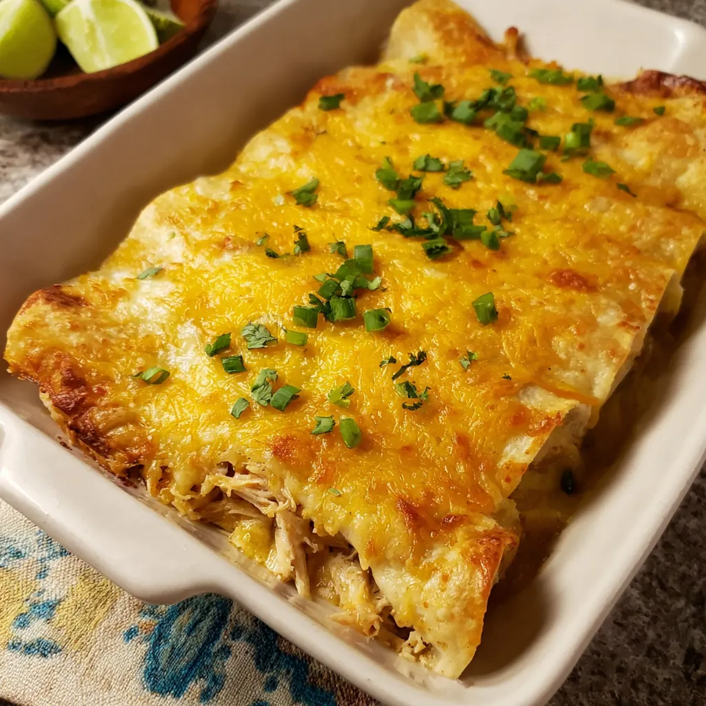 Ultimate Delicious Honey Lime Chicken Enchiladas (30-Min!) 6 slice of Honey Lime Chicken Enchiladas