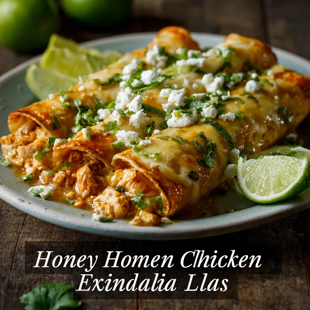 Amazing 15-Min Honey Lime Chicken Enchiladas Recipe