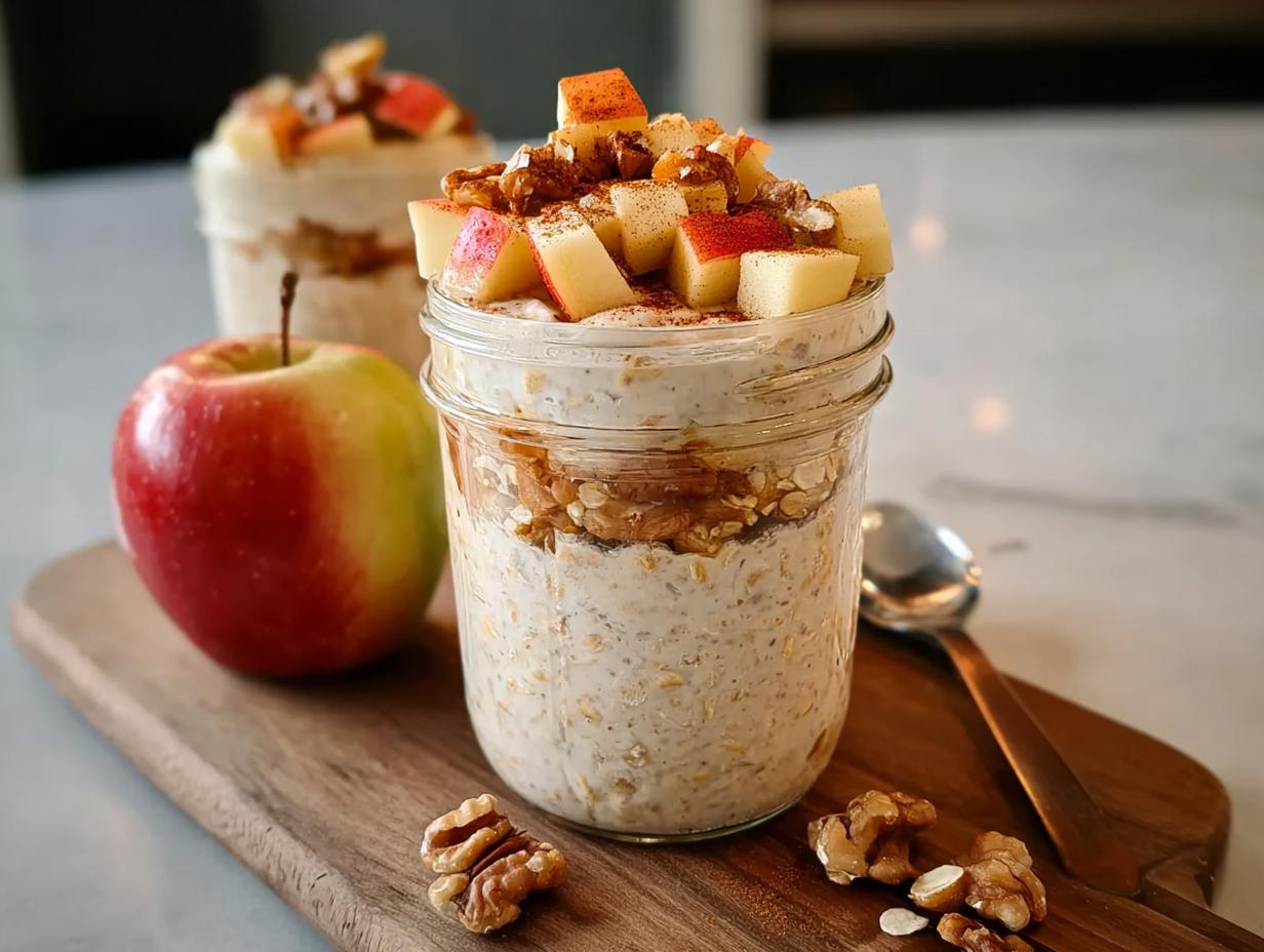 Apple Overnight Oats: 1 Delicious Recipe - Apple Overnight Oats - additional detail