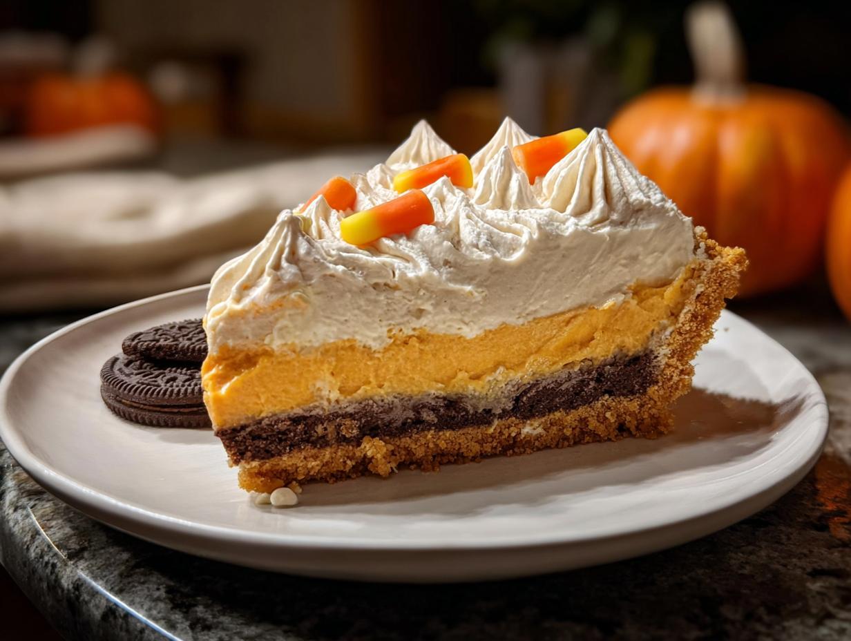 Bake Halloween Cream Pie: Easy Spooky Treat - Bake Halloween Cream Pie - additional detail