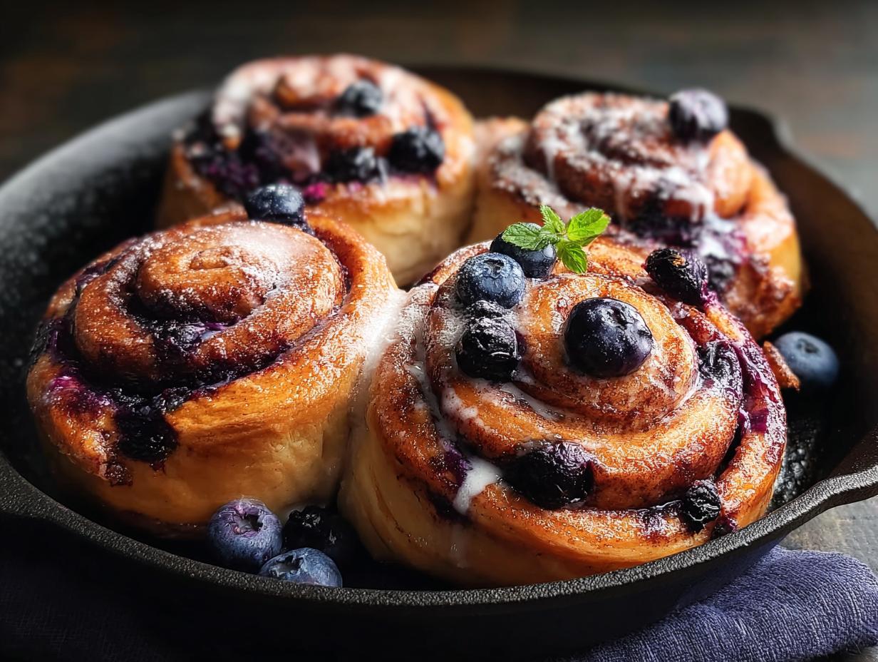 Blueberry Cinnamon Rolls: Amazing 1-Hour Recipe - Blueberry Cinnamon Rolls - additional detail