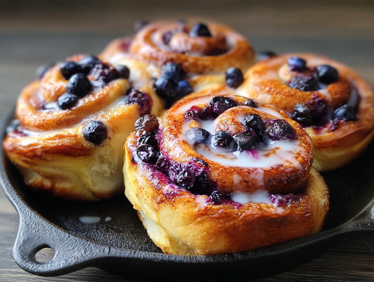 Blueberry Cinnamon Rolls: Amazing 1-Hour Recipe - Blueberry Cinnamon Rolls - additional detail