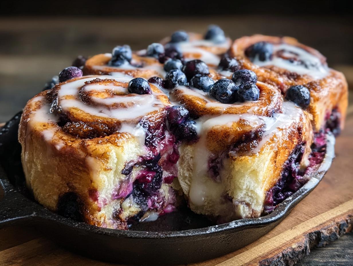 Blueberry Cinnamon Rolls