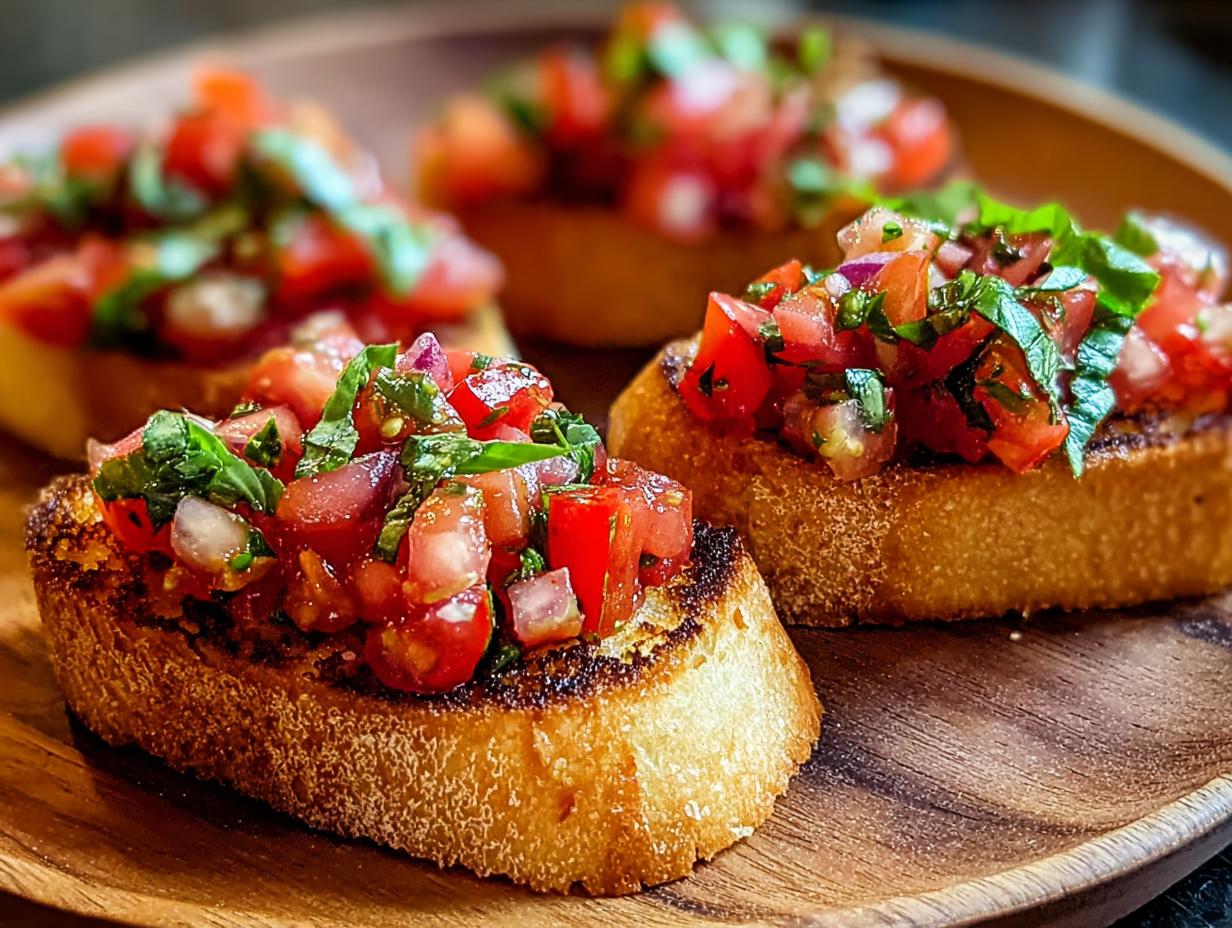 Bruschetta: 1 Flavorful Italian Appetizer - Bruschetta - additional detail