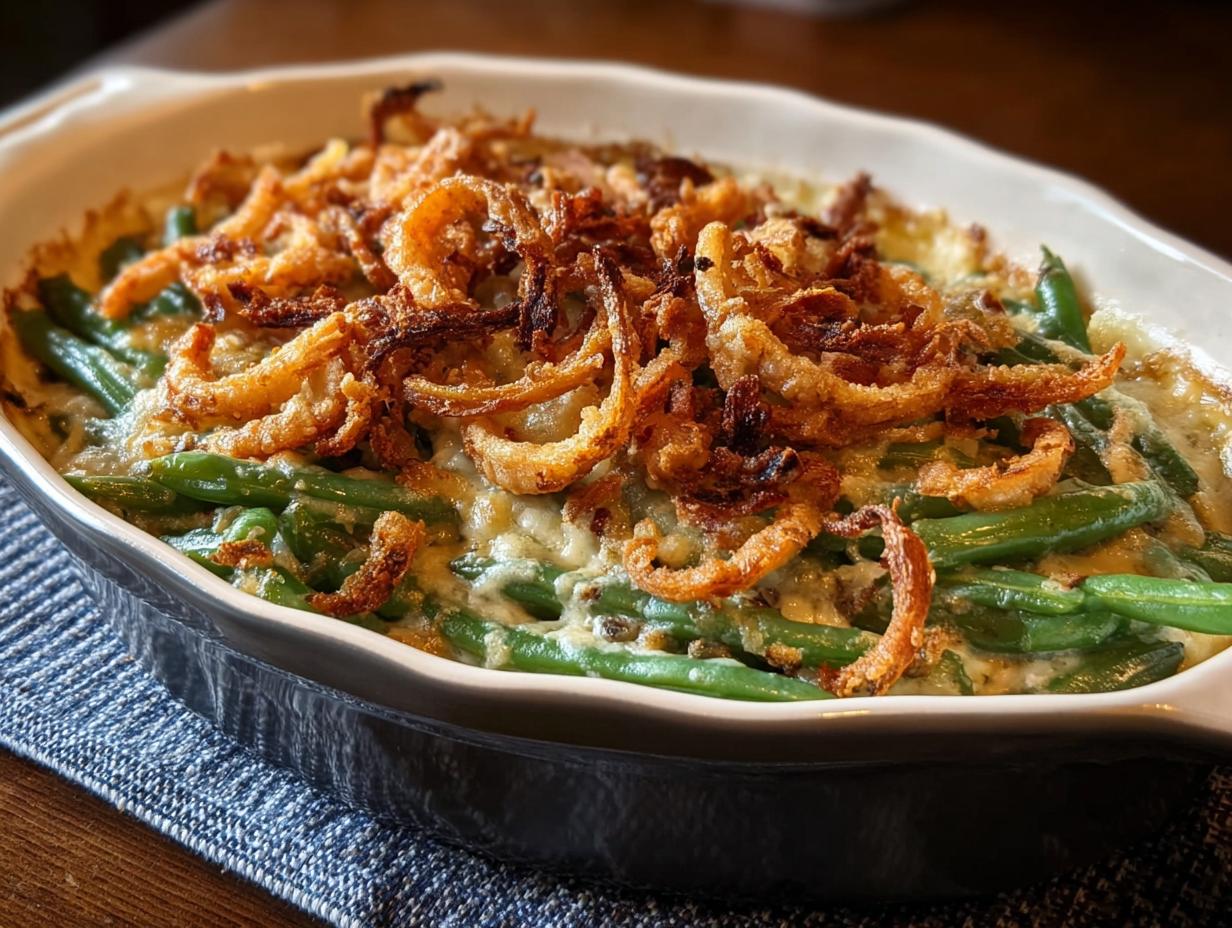 Campbells Green Bean Casserole - ingredients laid out for preparation