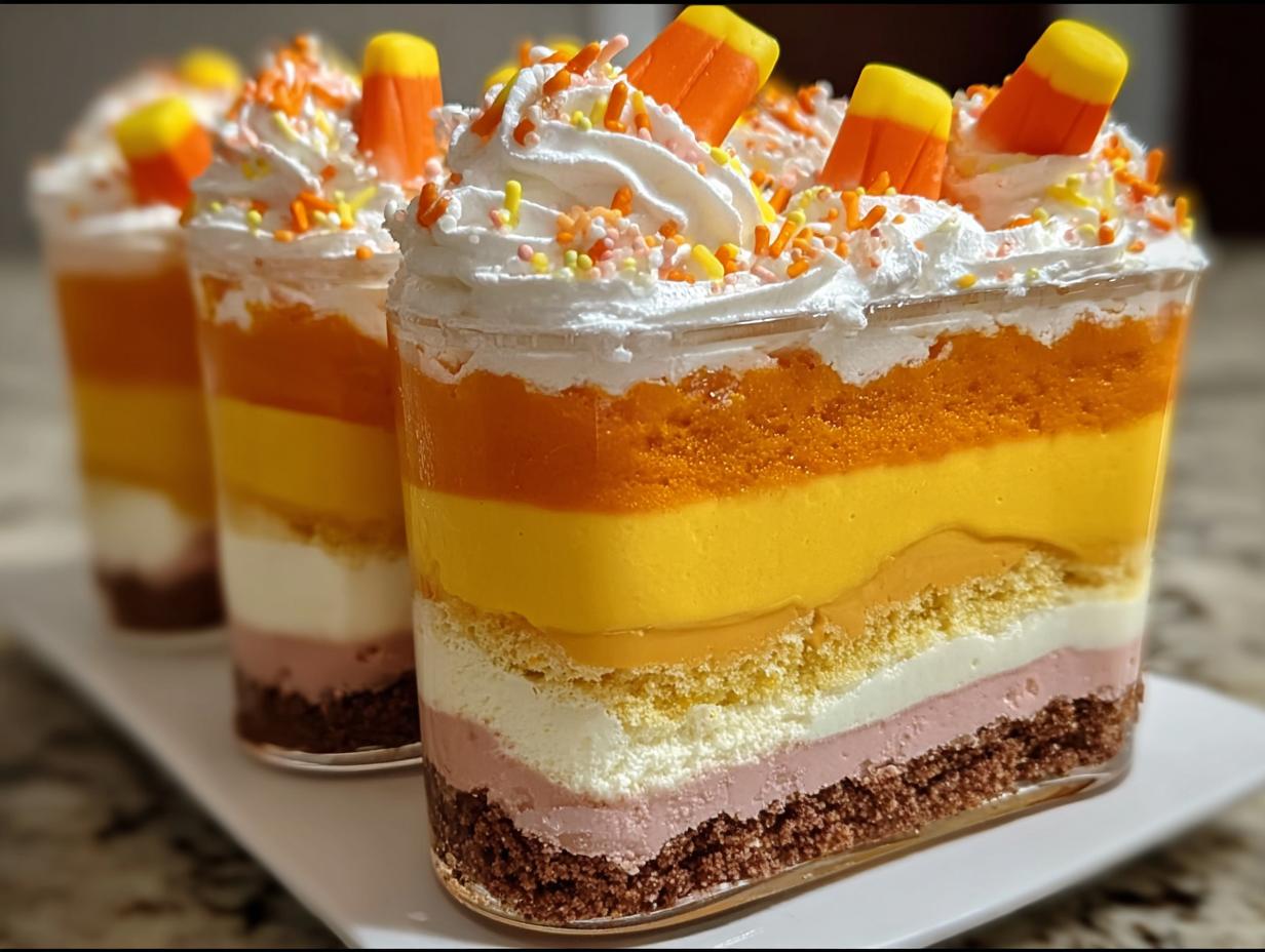 Candy Corn Parfaits