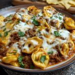 Cheesy Beef Enchilada Tortellini