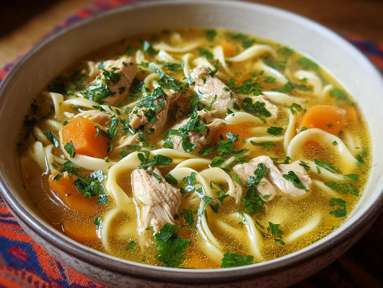 Easy Chicken Noodle Soup: 1 Amazing Recipe - Chicken Noodle Soup - additional detail