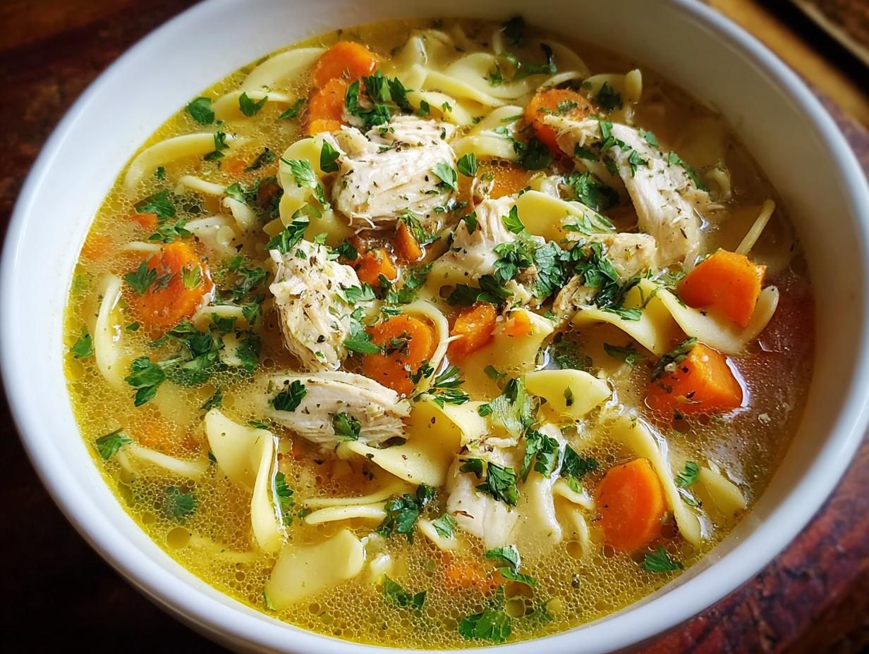 Easy Chicken Noodle Soup: 1 Amazing Recipe - Chicken Noodle Soup - additional detail